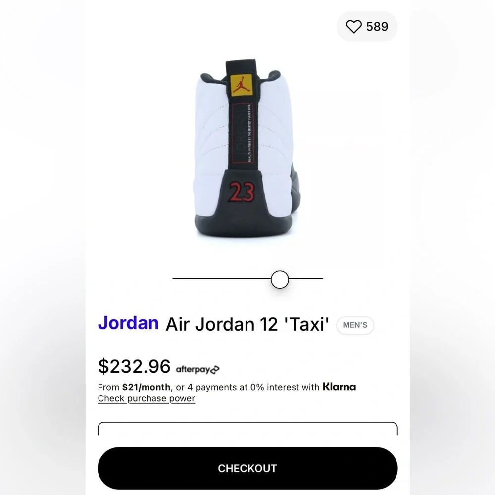Air Jordan 12 Retro “Taxi”